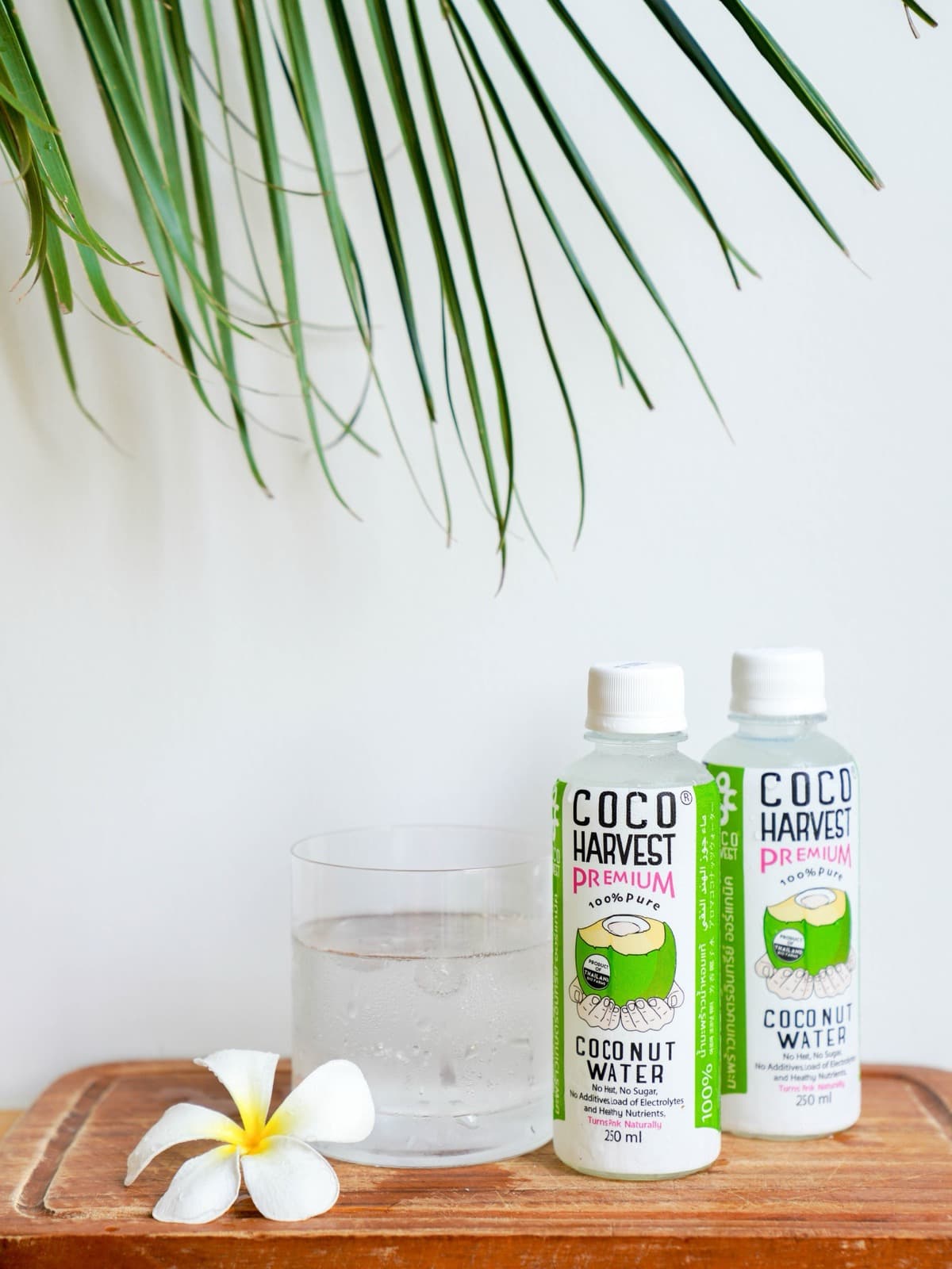CocoHarvest naturally pink coconut water
